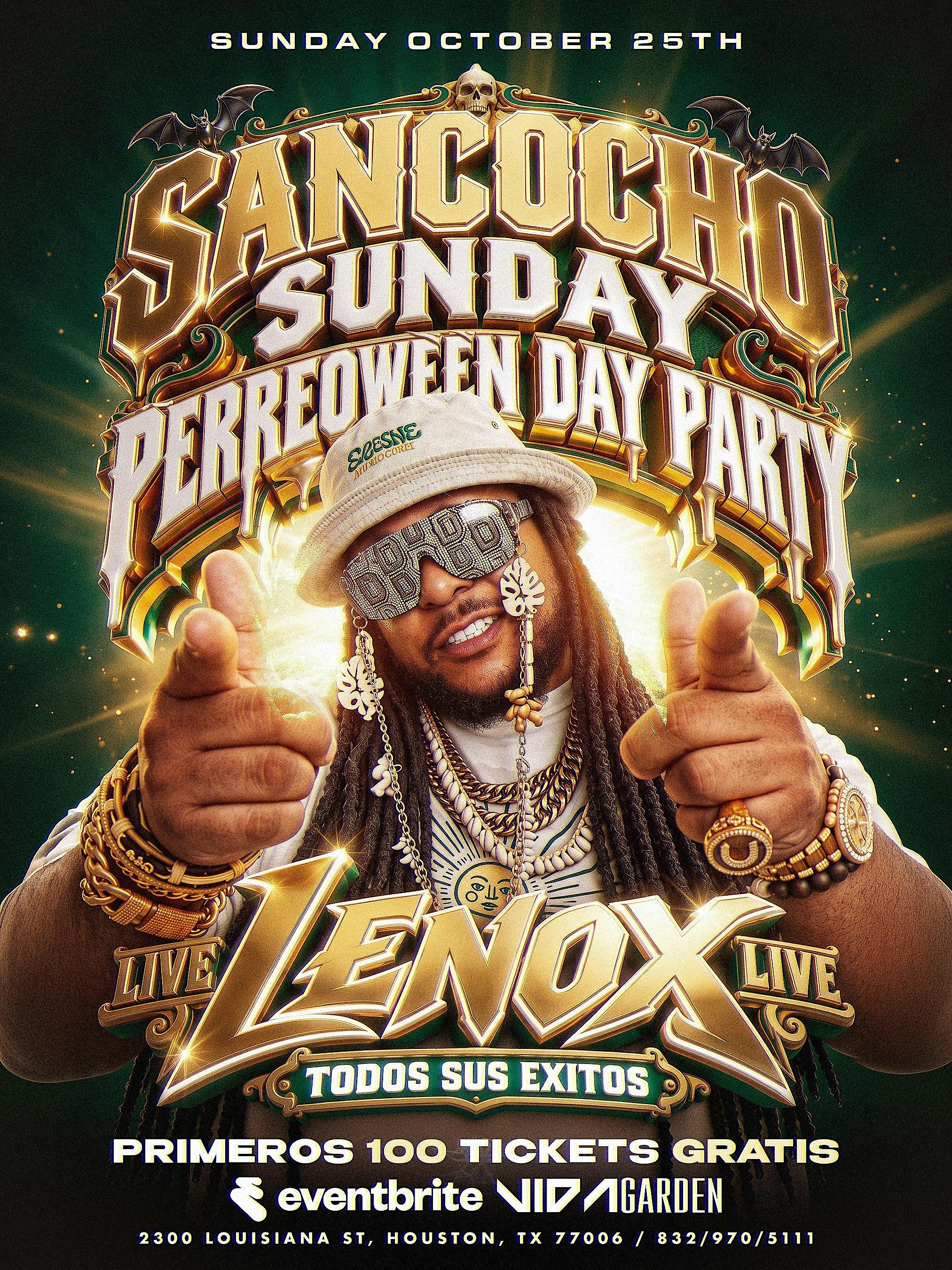 Sancocho Sunday: Perreo Halloween Day Party with Lenox Live