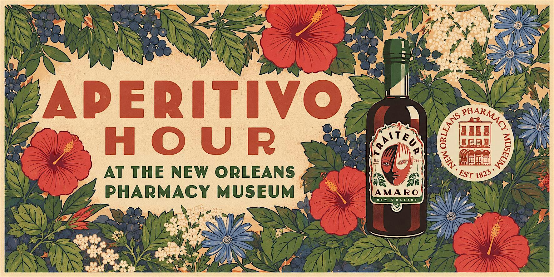 Traiteur Amaro Aperitivo Hour at the New Orleans Pharmacy Museum