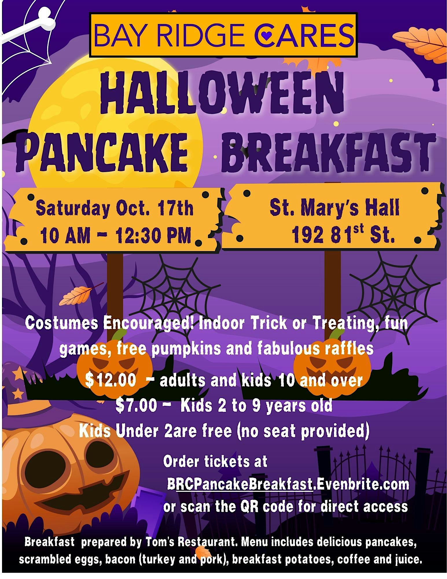 Bay Ridge Cares Halloween Pancake Breakfast