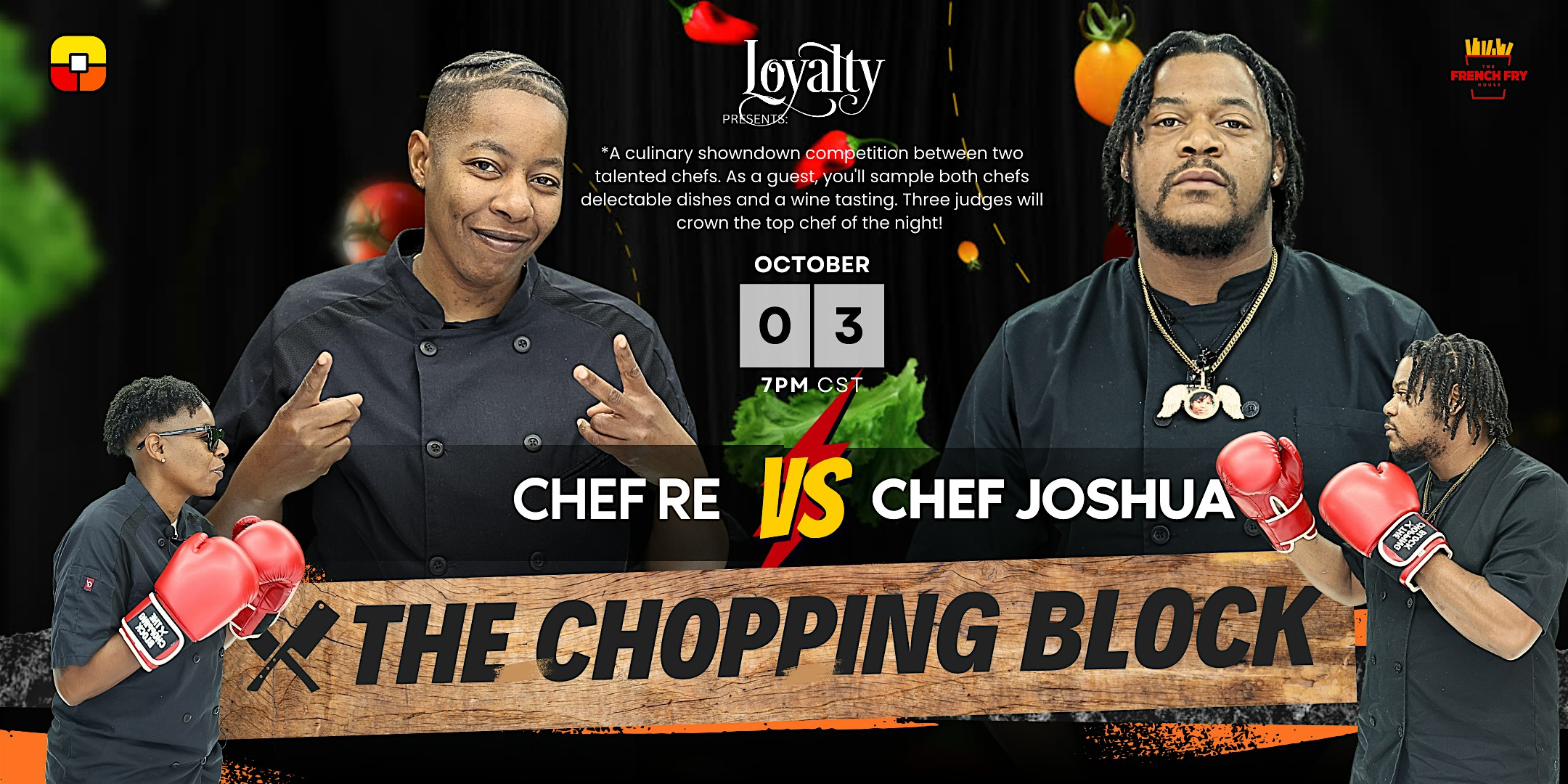 THE CHOPPING BLOCK (CHEF RE  vs CHEF JOSHUA)