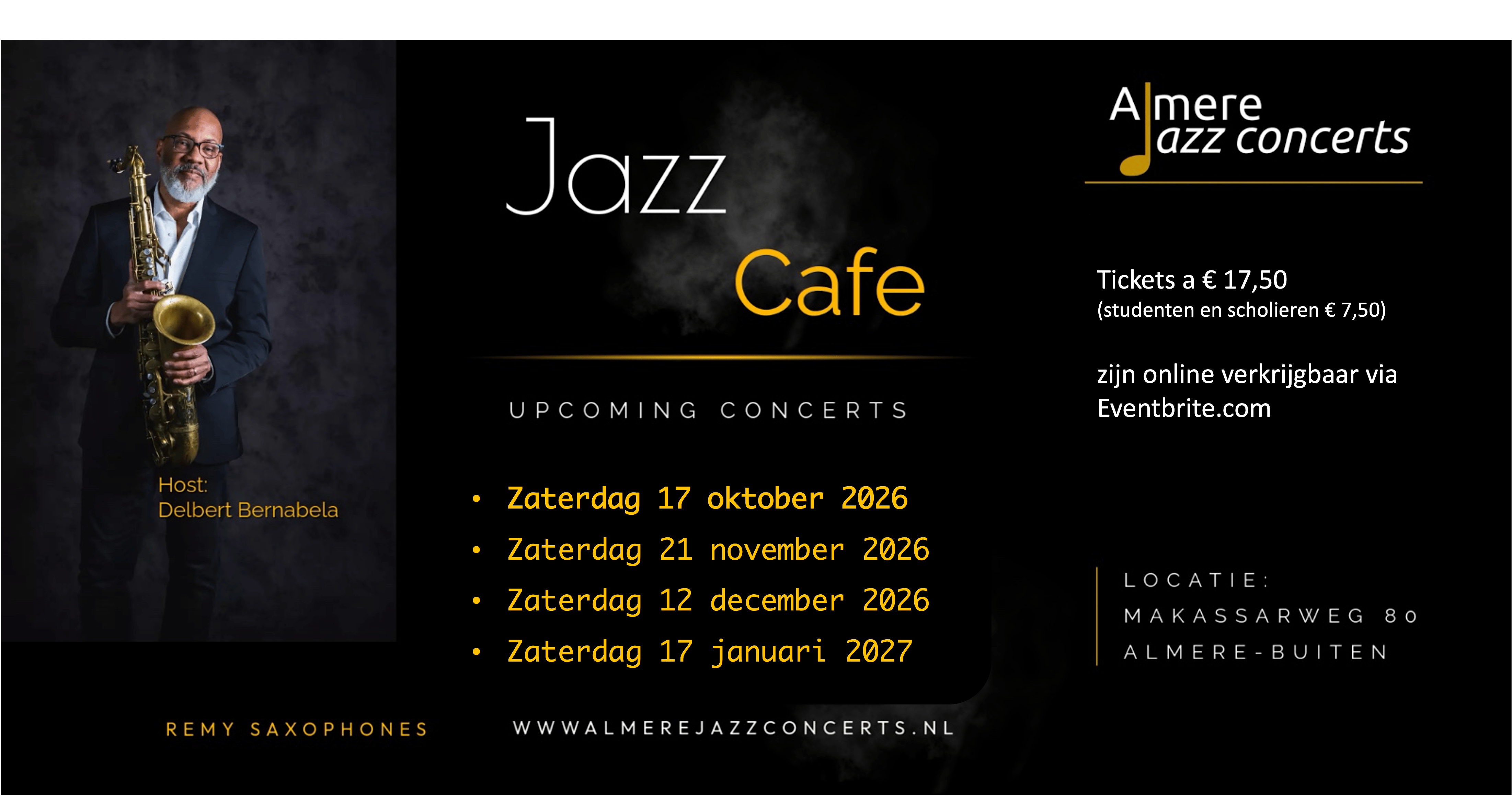 Jazzcafe 17 oktober 2026