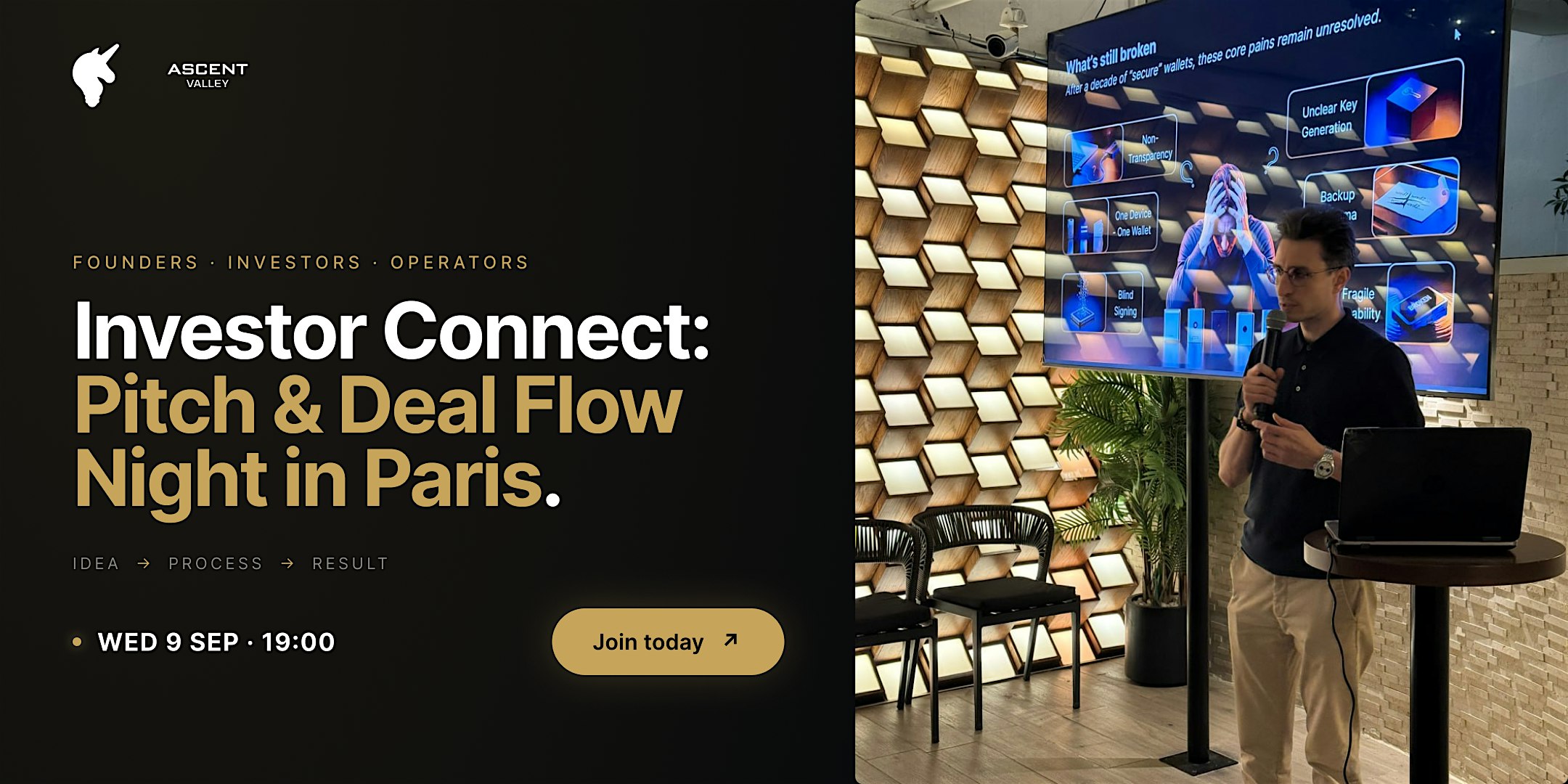 Investor Connect: Pitch & Deal Flow Night | Paris