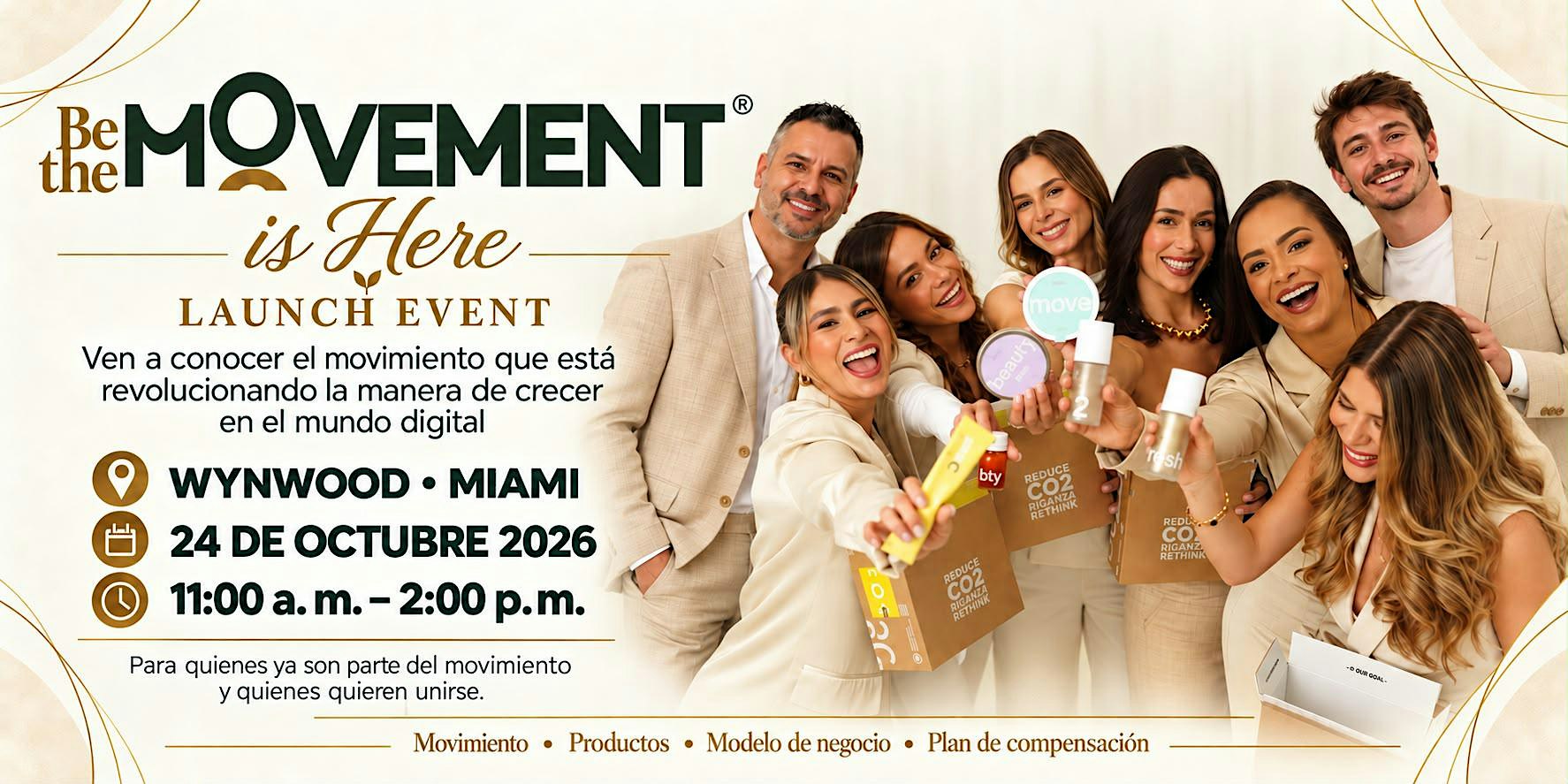 BE THE MOVEMENT IS HERE! Launch event