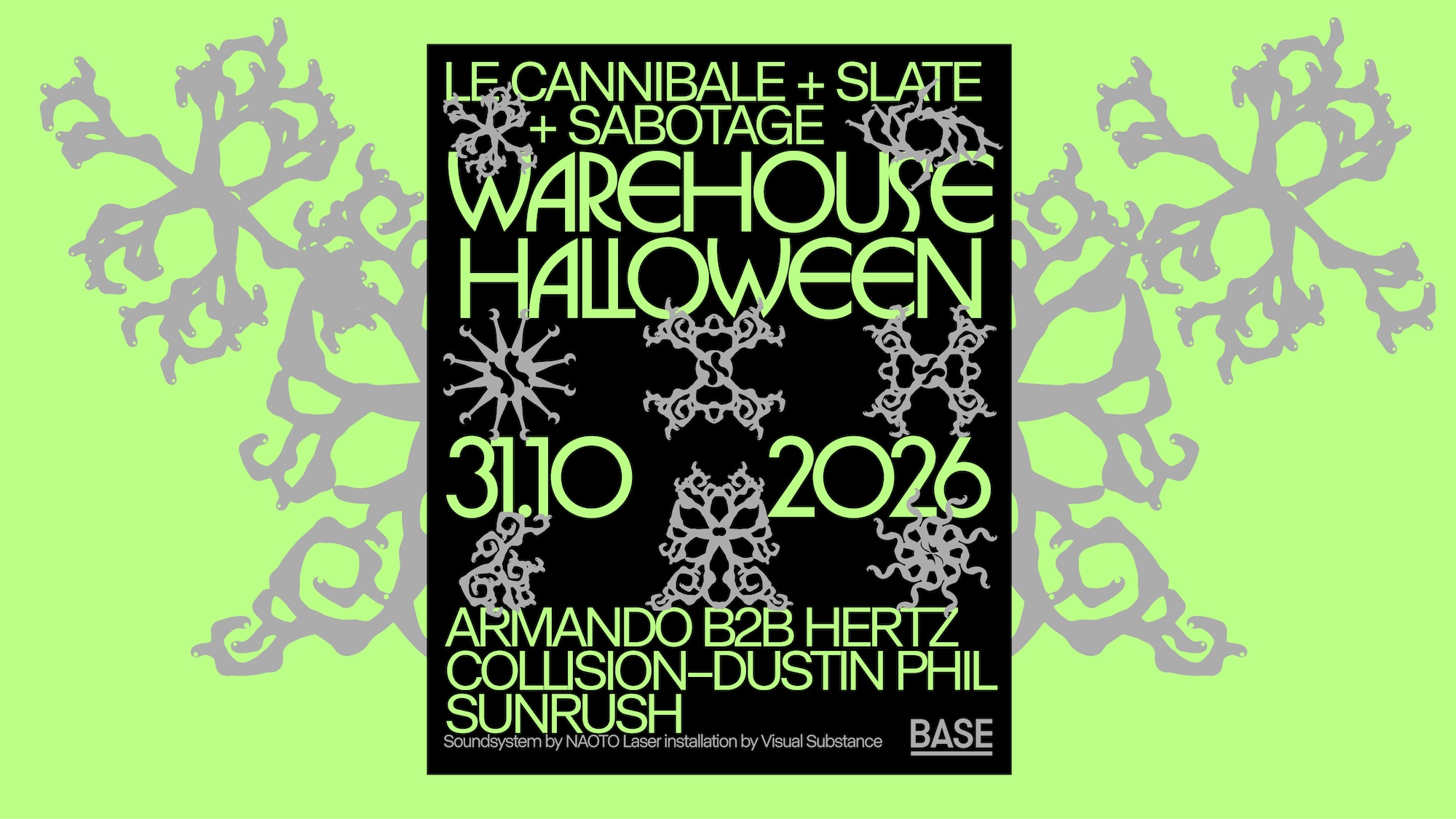 Warehouse Halloween - Armando, Dustin Phil, Hertz Collision, Sunrush