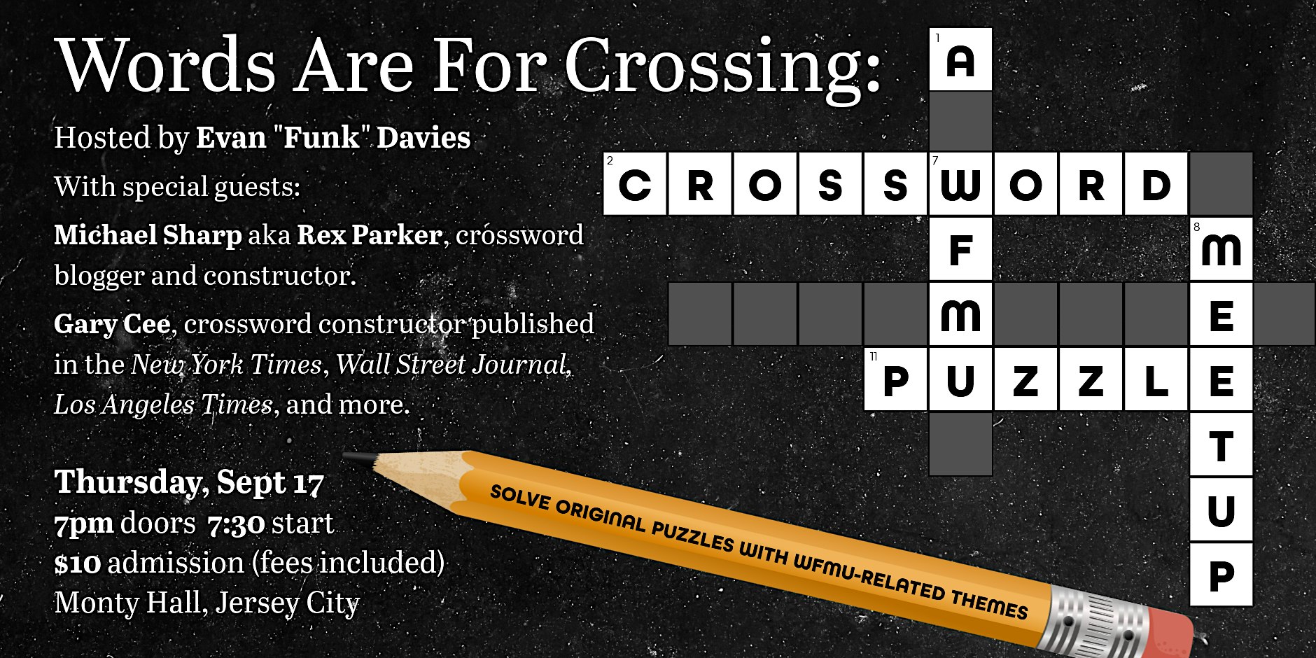 Words Are For Crossing: A WFMU Crossword Meet-Up