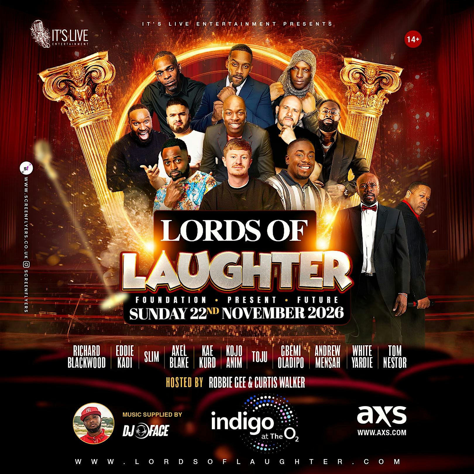 Lords of Laughter 2026 | Indigo at The O2 | London Comedy Show