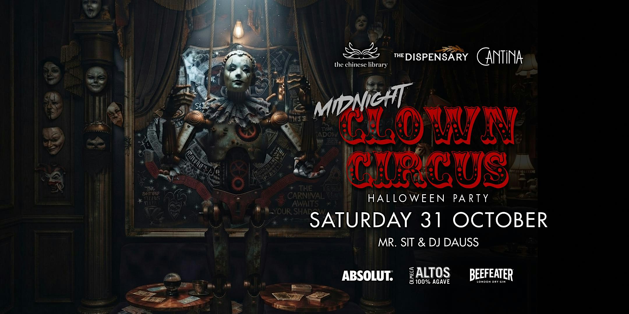 Midnight Clown Circus Halloween Party