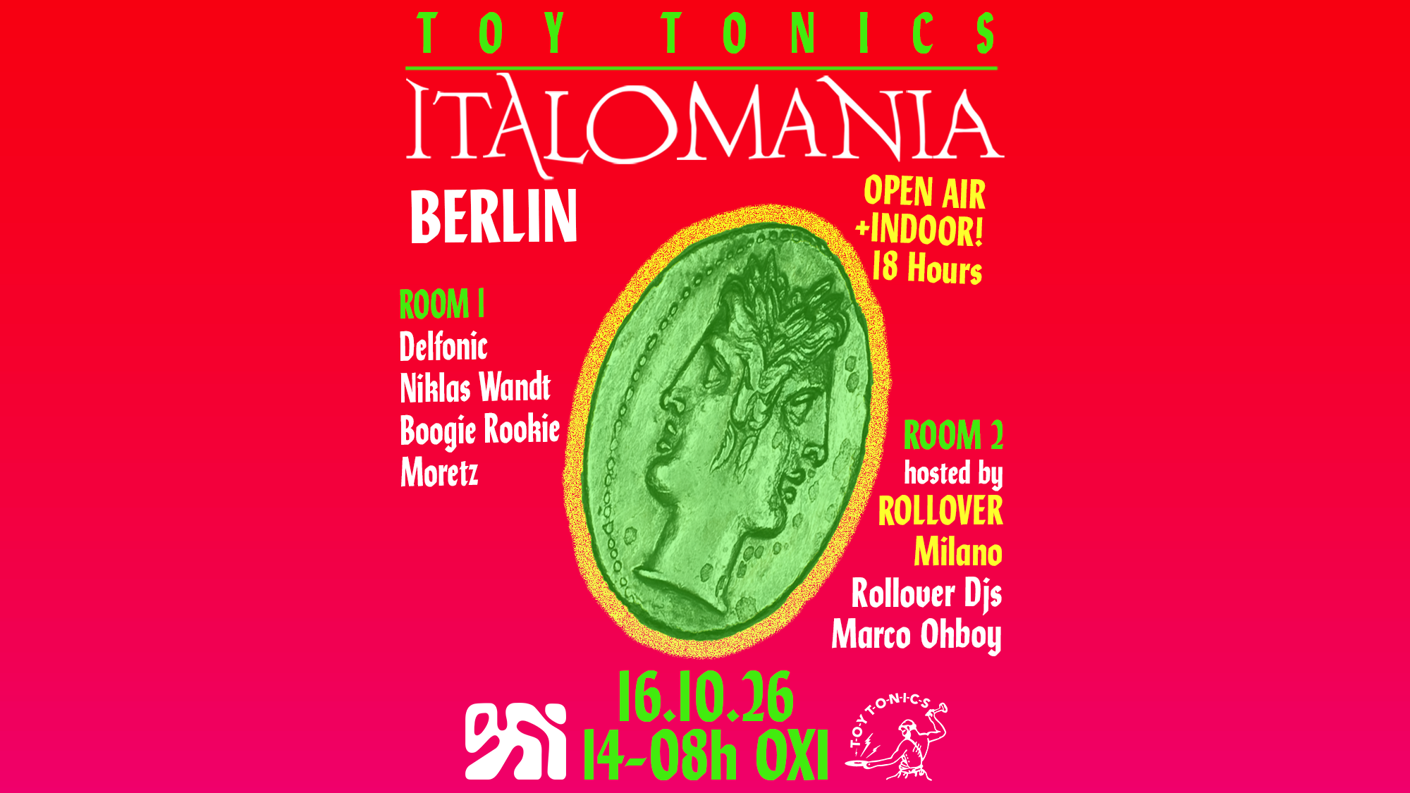 Toy Tonics presents ITALOMANIA