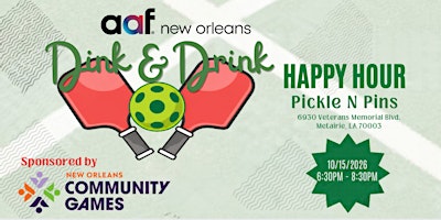 2026 AAF NOLA Dink & Drink