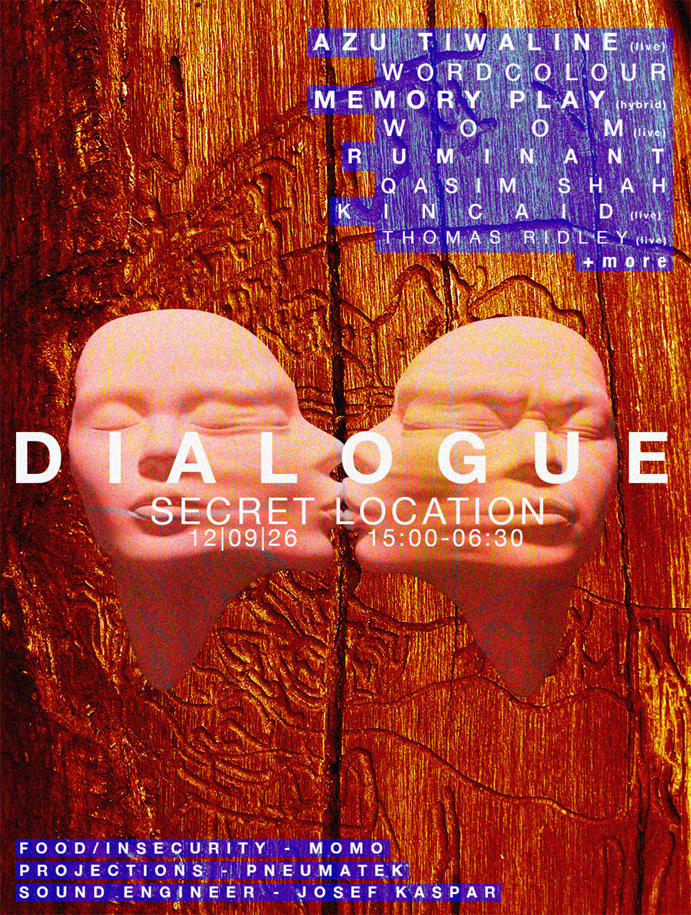 Dialogue with Azu Tiwaline LIVE, Memory Play, Kincaid LIVE, Wordcolour + more tba