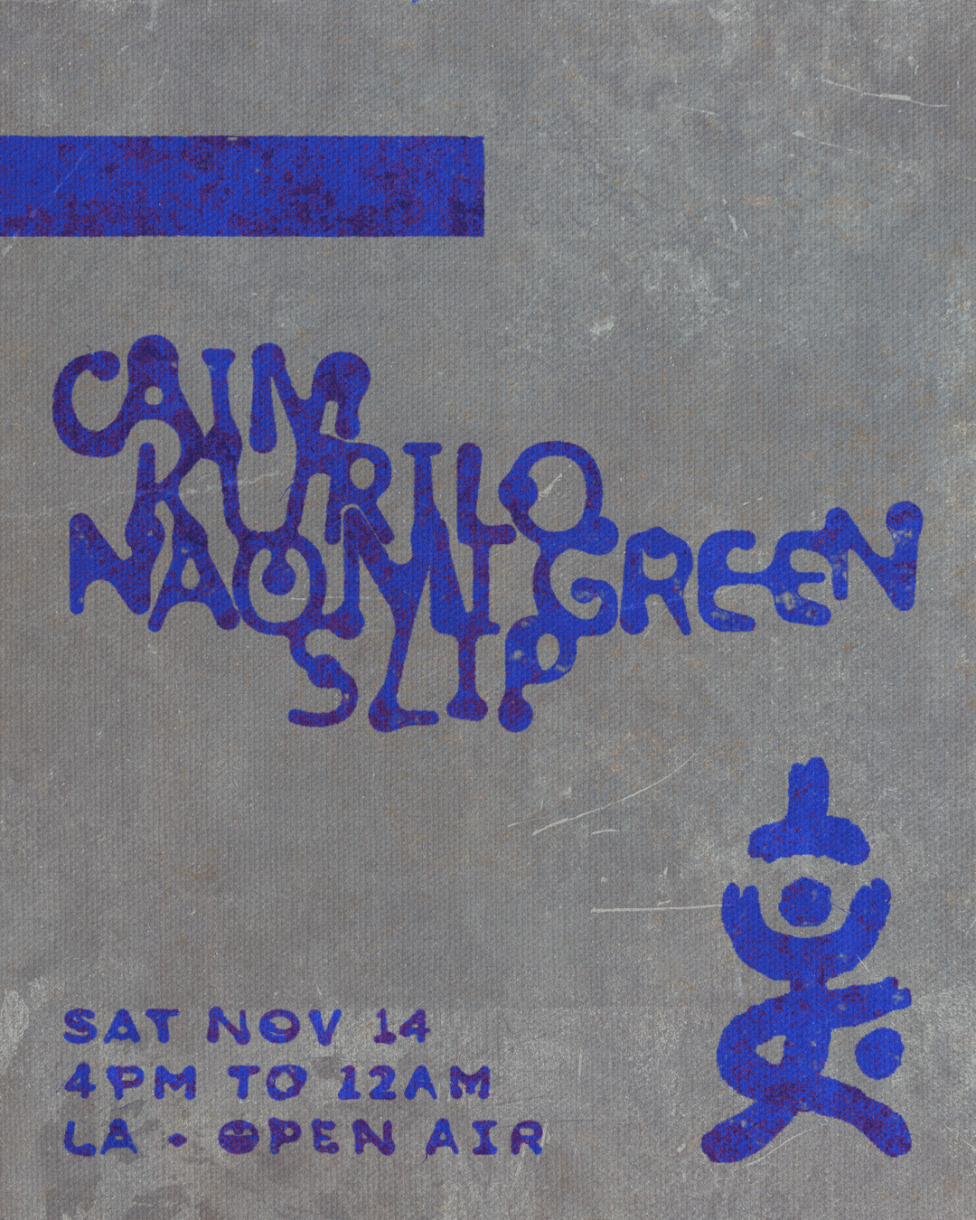 Information Open Air: Caim + Kurilo + Naomi Green + Slip