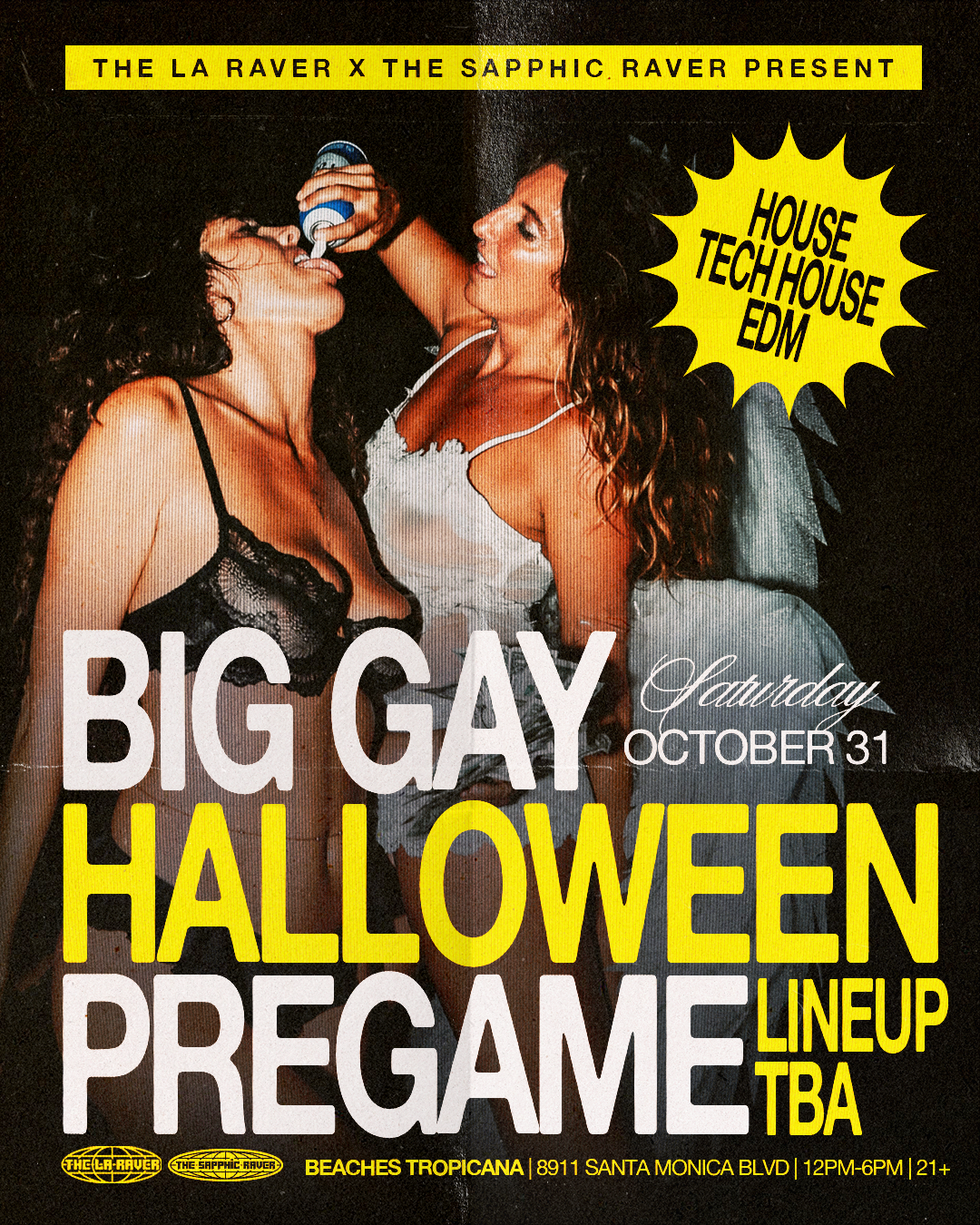 The Sapphic Raver Presents: Big Gay Halloween Pregame (West Hollywood)