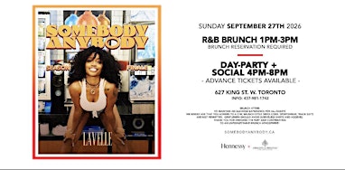 Somebody Anybody - RnB Brunch & Day-Party @ Lavelle (SEPTEMBER EDITION)