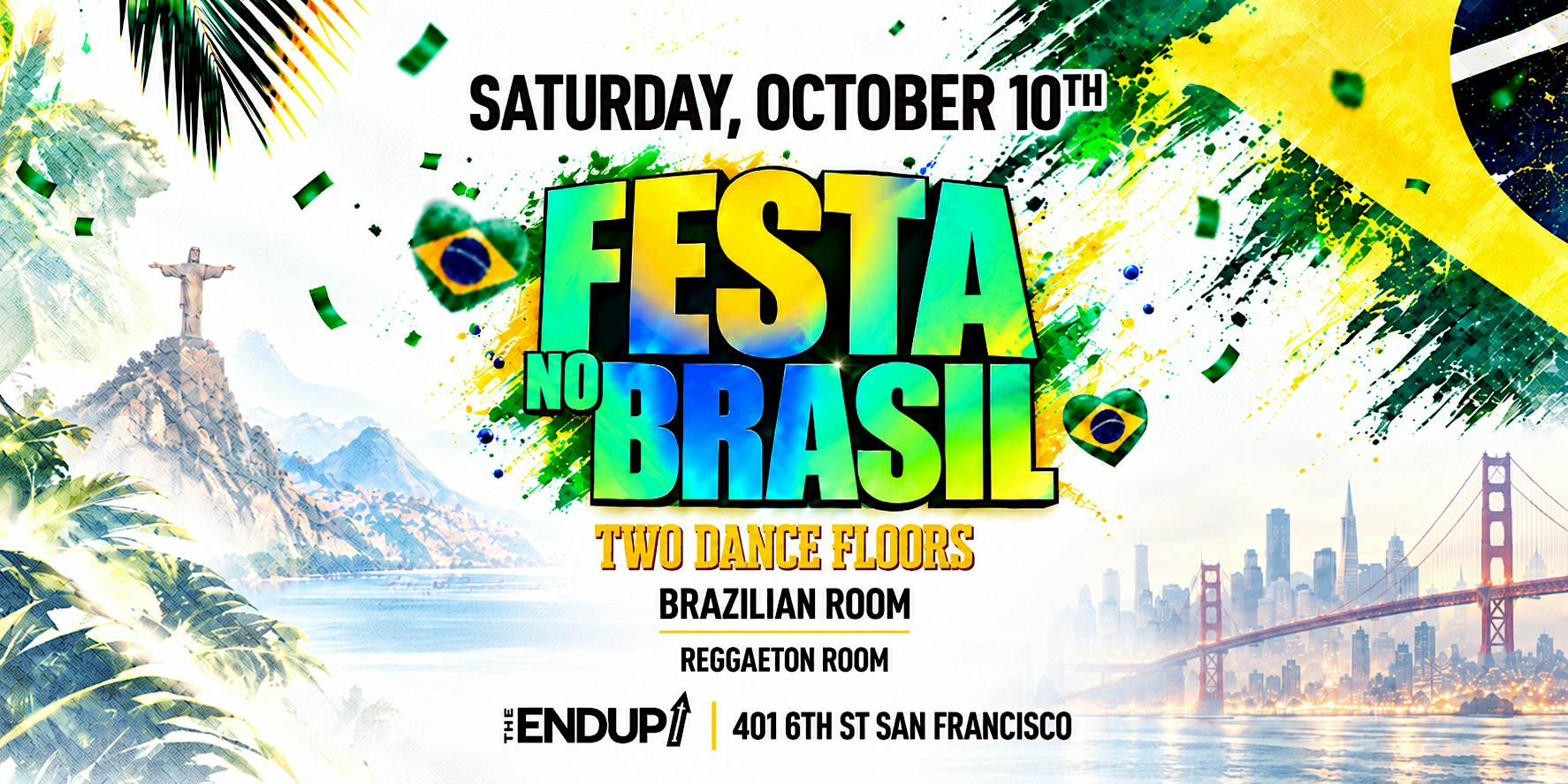 "FESTA NO BRASIL" TWO DANCE FLOORS | SAN FRANCISCO