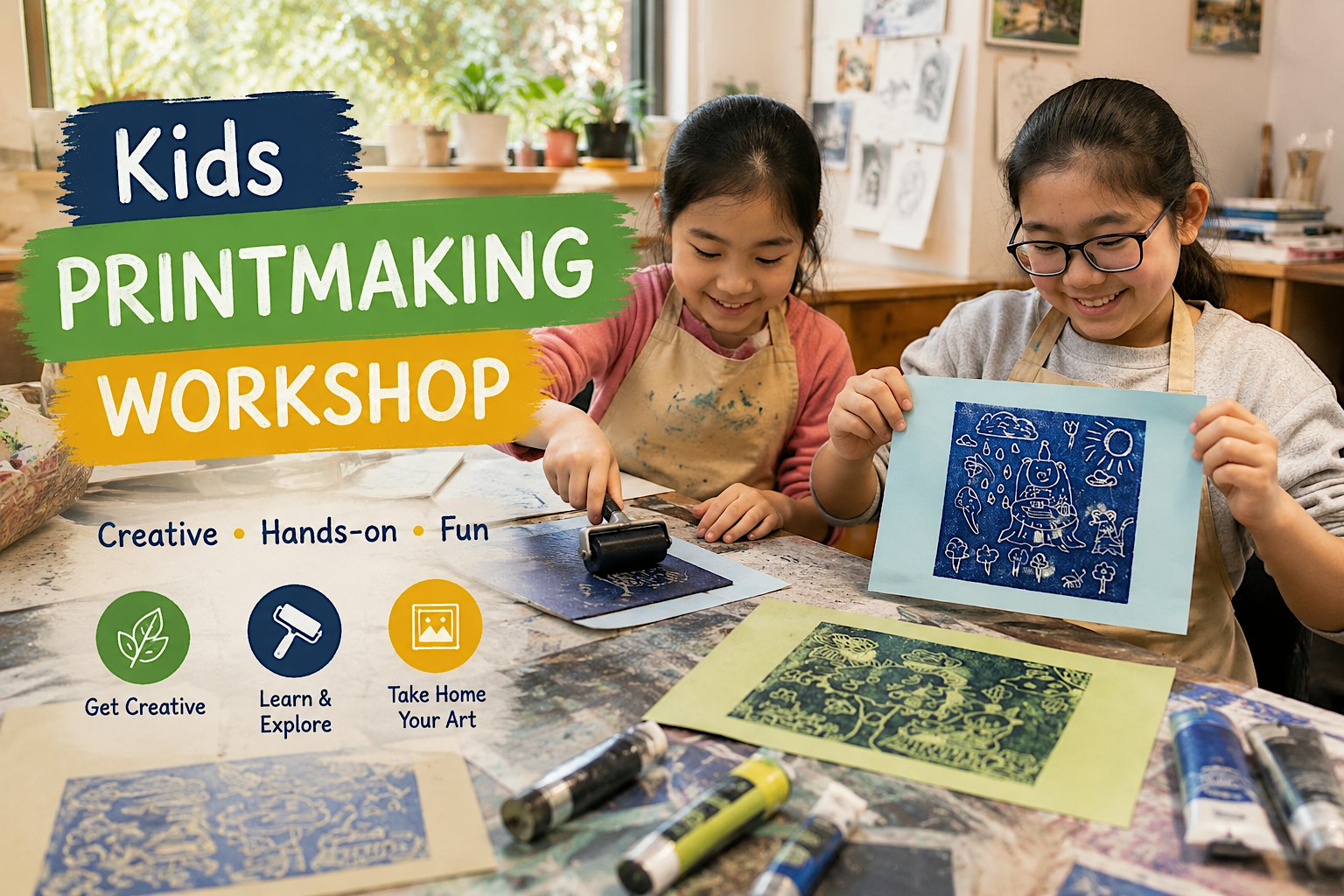 Creative Printmaking Workshop for Kids