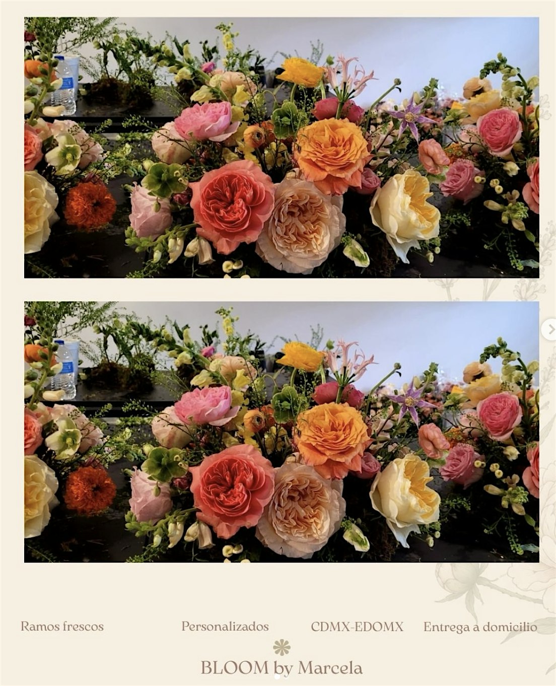 Entre Flores: Taller de Ramo Garden Style