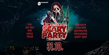 SCARY PARTY 90s 2000s 2010s Halloween Party Köln // 31.10. Domhof
