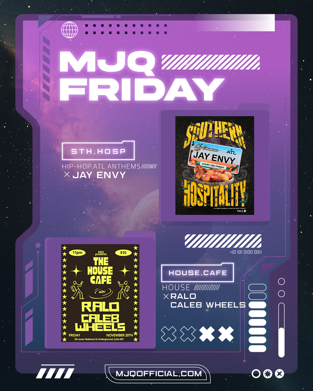 MJQ // SOUTHERN.HOSPITALITY //  HOUSE.CAFE