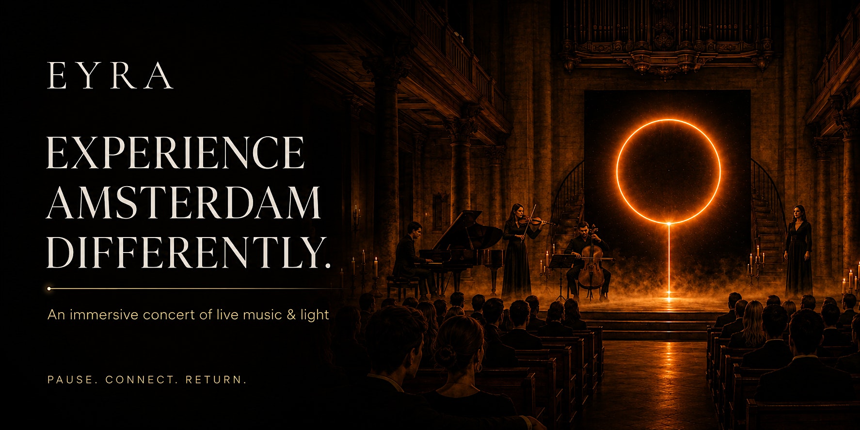 EYRA – Immersive Live Music & Light Experience in Amsterdam