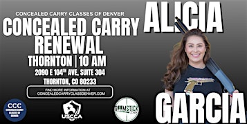 Colorado Concealed Carry (CCW) Class – Renewal Applicants | Thornton, CO
