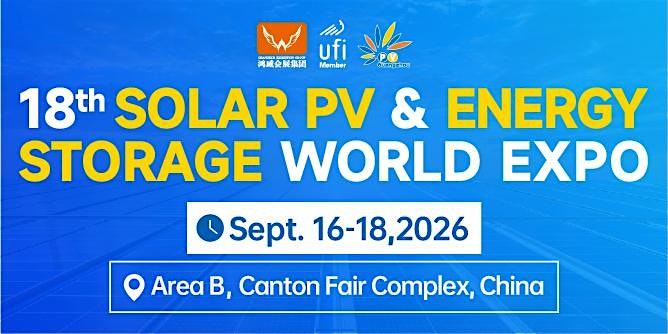 18th Solar PV & Energy Storage World Expo 2026 (Guangzhou)