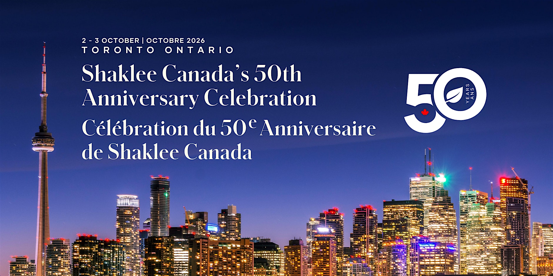 Shaklee Canada's 50th Celebration | Célébration du 50e de Shaklee Canada