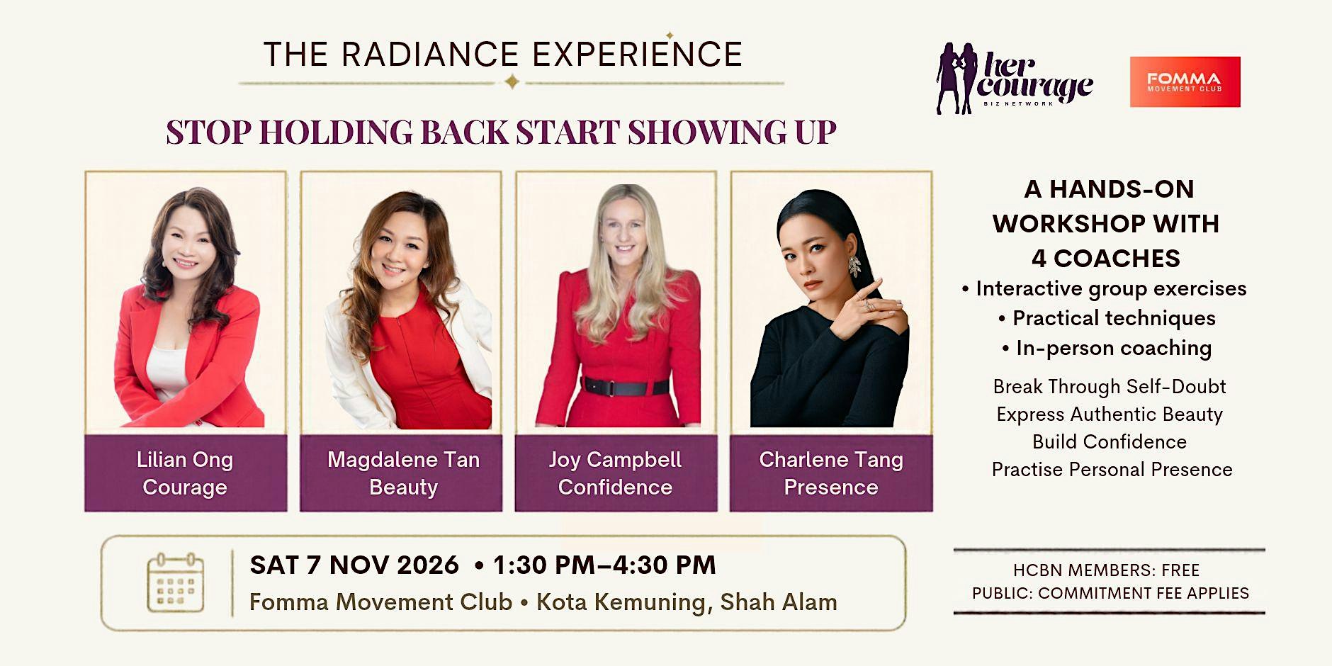 The Radiance Experience | Women's Confidence & Empowerment Workshop