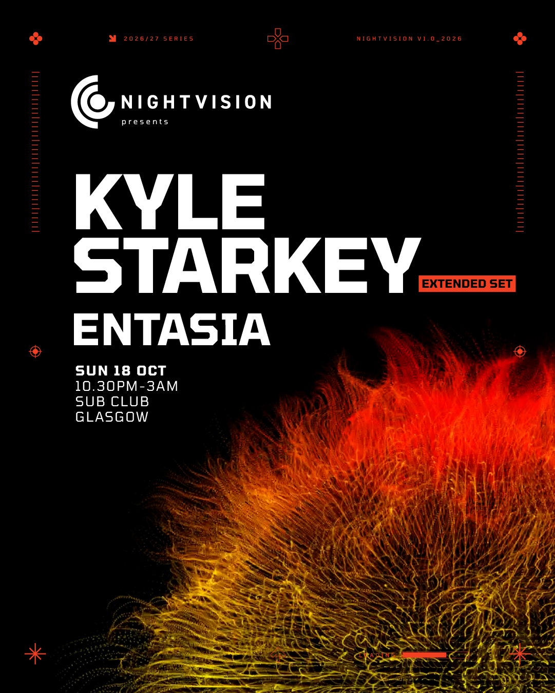 Nightvision presents: Kyle Starkey & Entasia // Sub Club, Glasgow