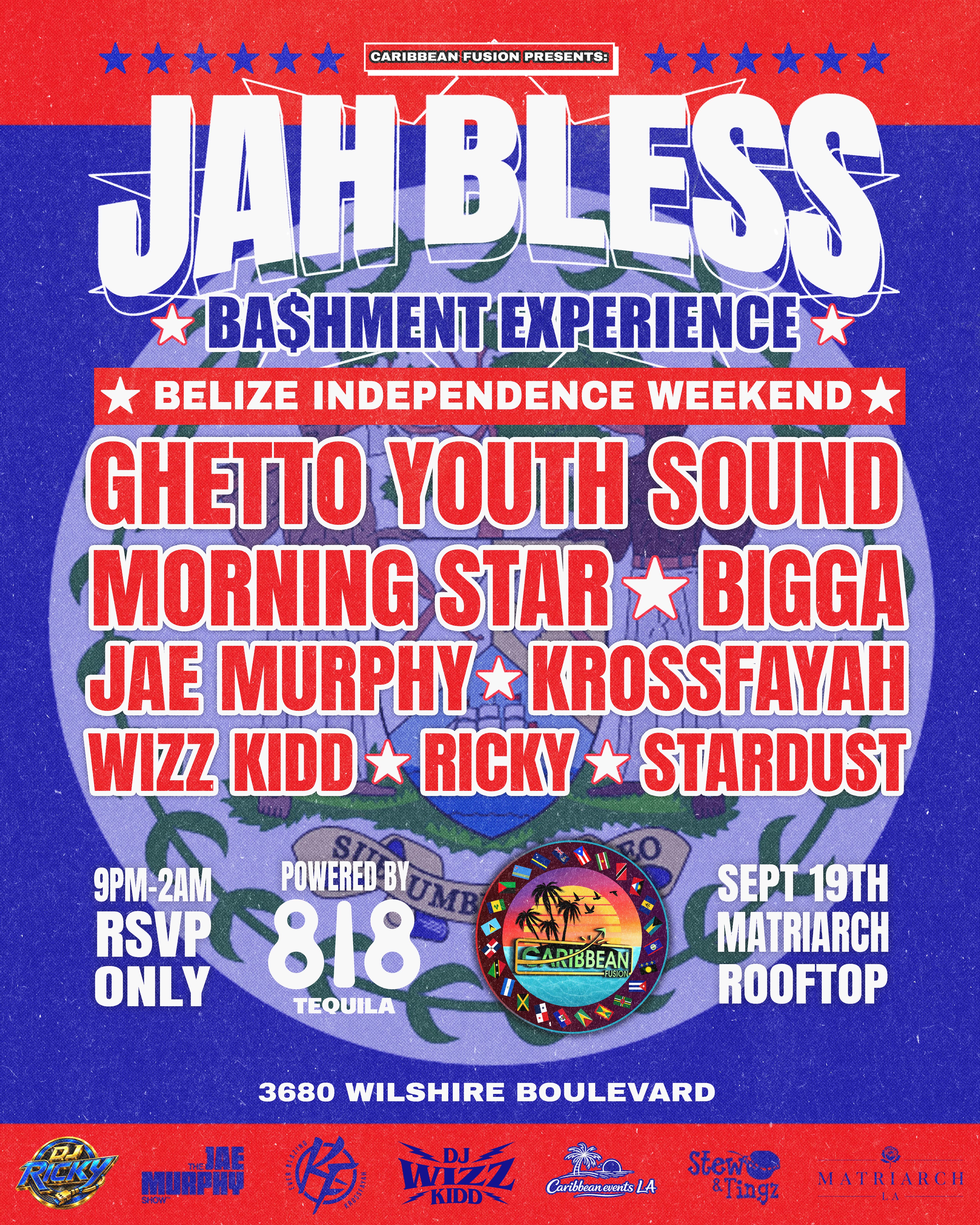JAH BLESS + CARIBBEAN FUSION BASHMENT EXPERIENCE