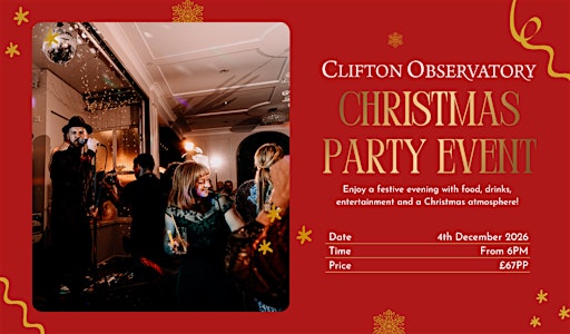 Clifton Observatory  Christmas Party