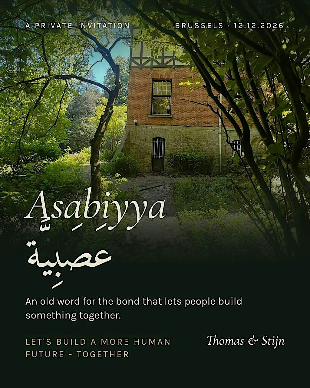 Asabyya: LET'S BUILD A MORE HUMAN  FUTURE - TOGETHER