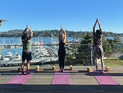 Mat Pilates with Bay Views