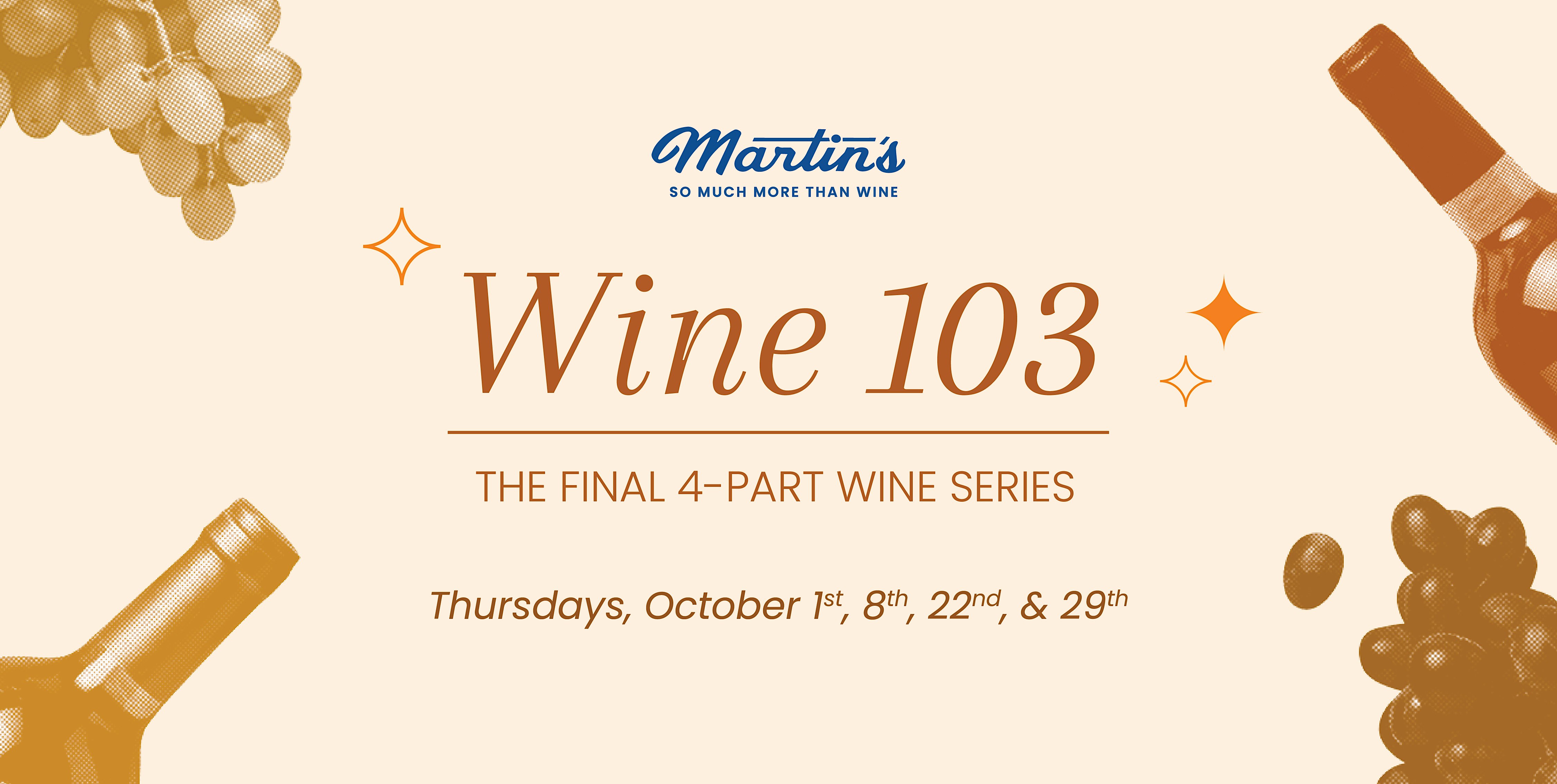 Wine 103 - 4 Part Course