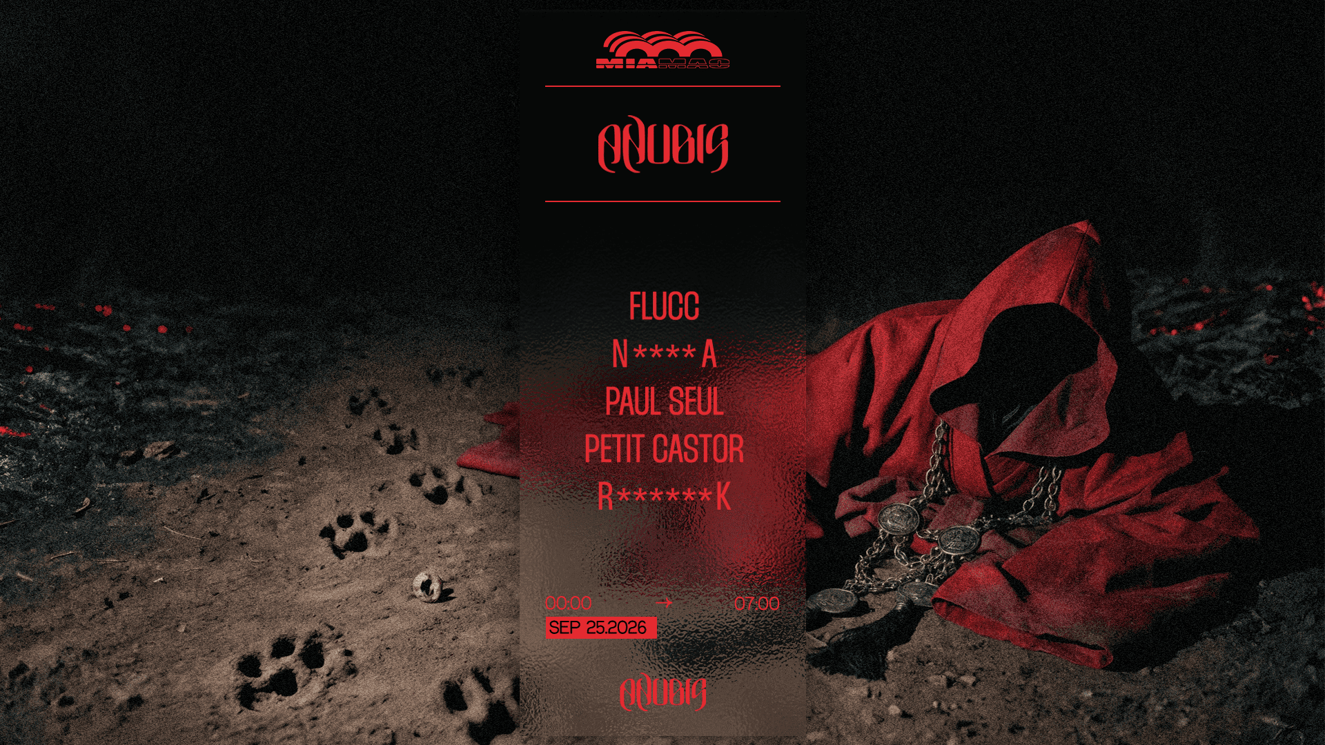 ANUBIS: Paul Seul, RUFFNECK, NAMARA, FLUCC & MORE