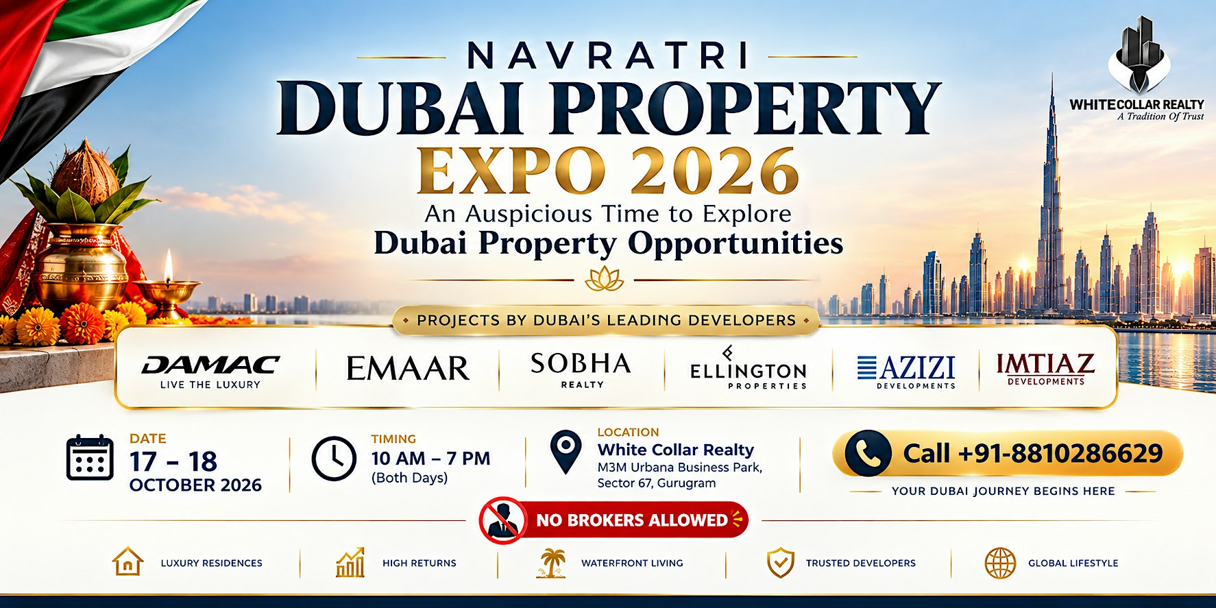Dubai Property Expo – Free Ticket | Navratri Special Offer This Festival!