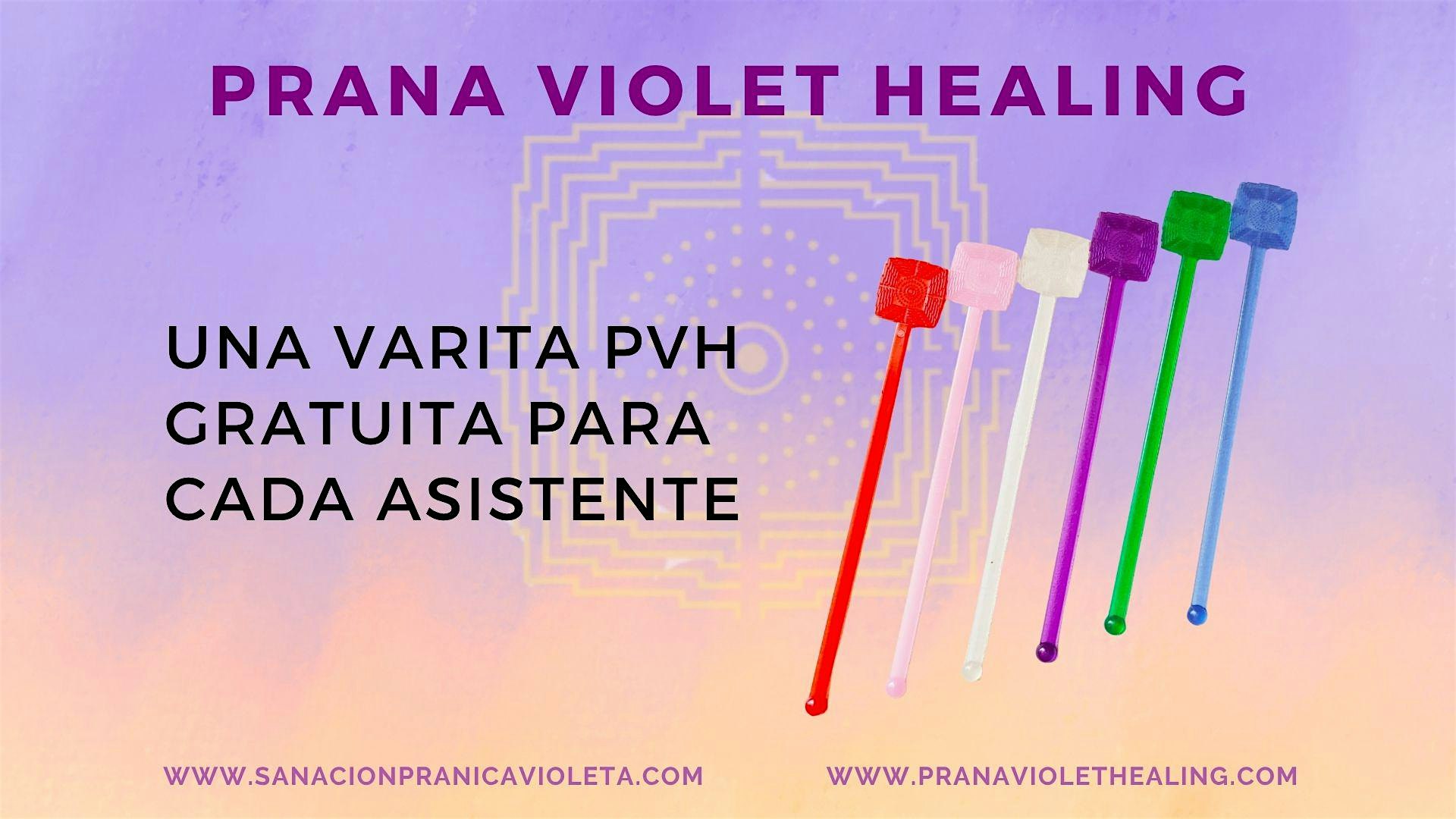 Curso GRATUITO en  BARCELONA de Prana Violet Healing -17 Octubre 2026