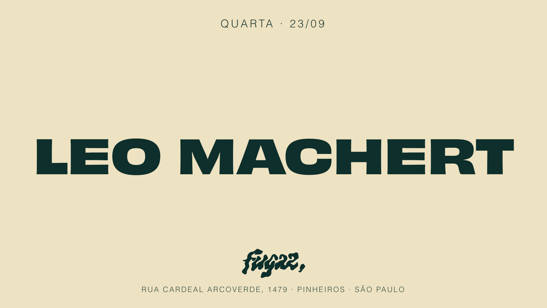 Fugaz recebe Leo Machert