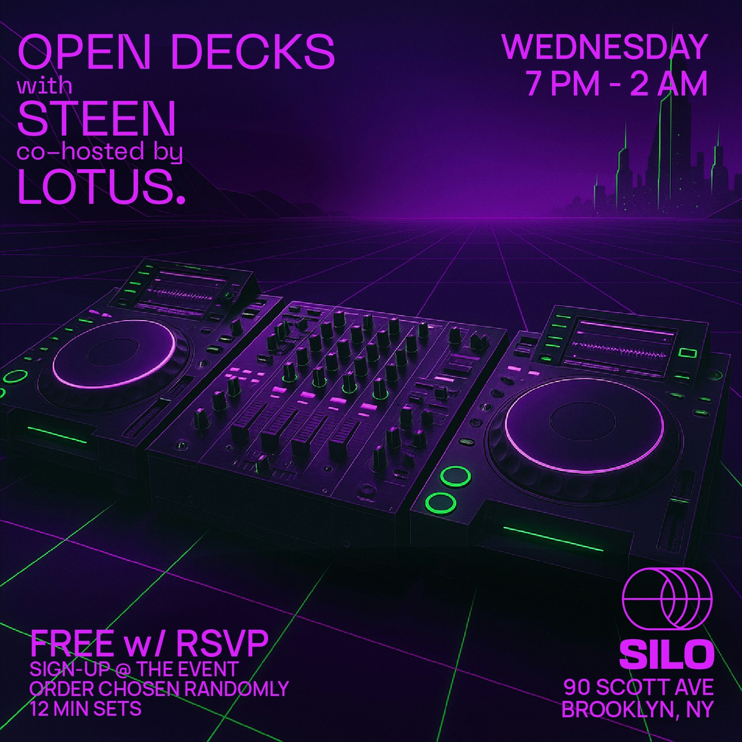Open Decks with STEEN and lotus