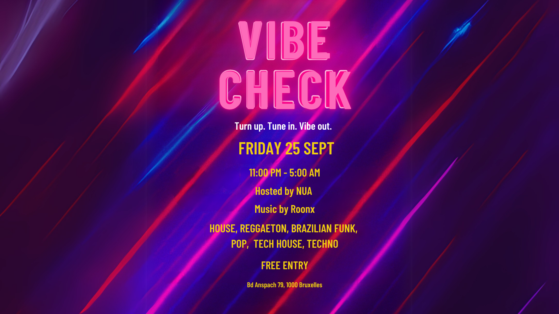 VIBE CHECK - FREE International Party
