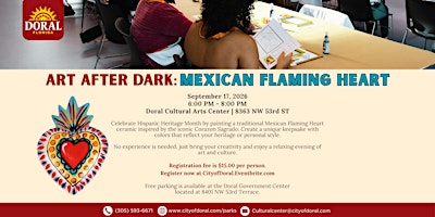 Art After Dark: Mexican Flaming Heart