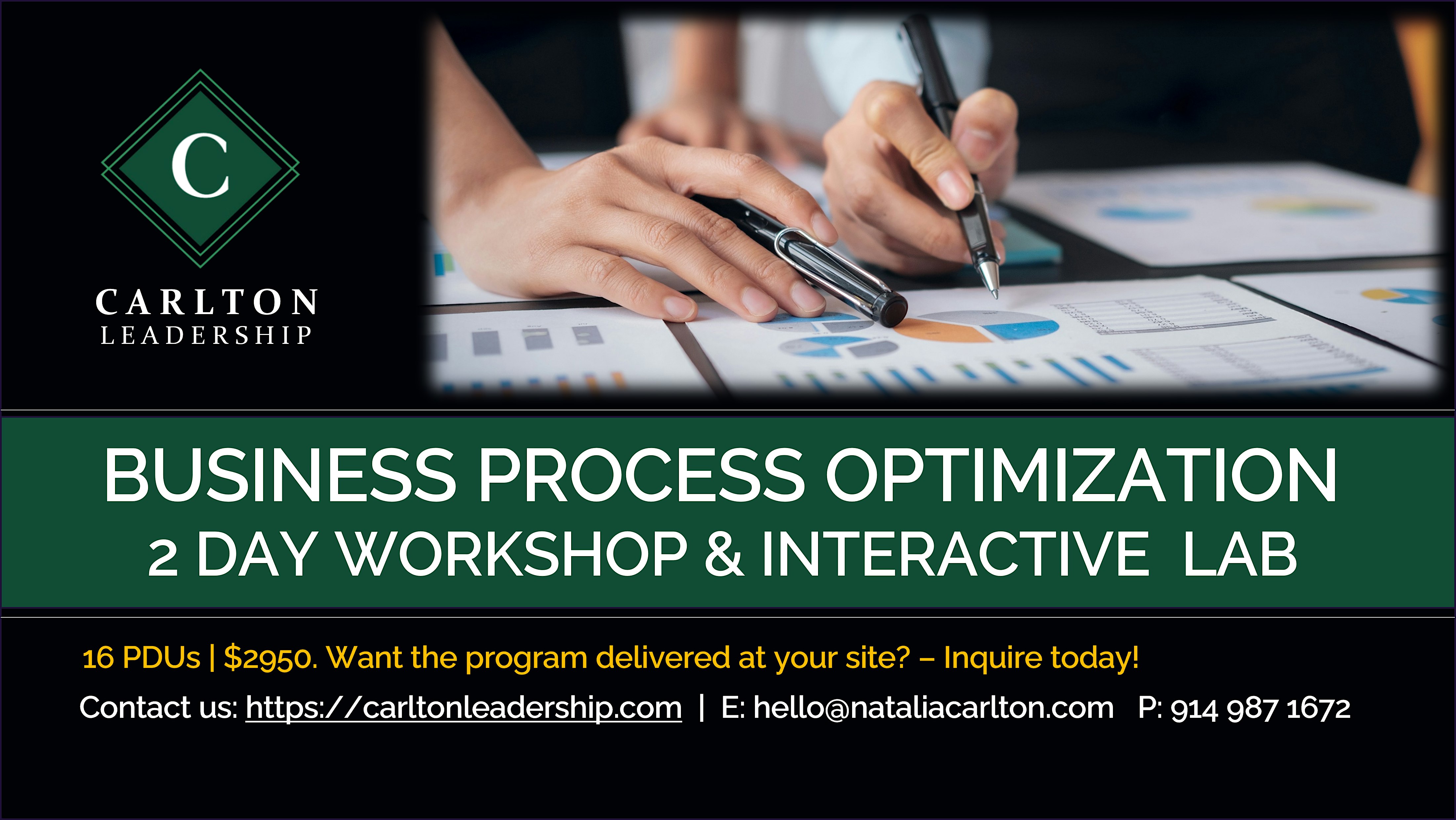 Business Process Optimization Workshop  | December 3 - 4, 2026