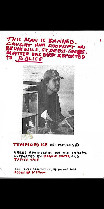 TEMPERED ICE, MAGGIE SLATER & TAVITA TAIE @ BARD'S APOTHECARY