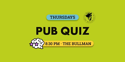 Pub Quiz Barcelona - Thursdays - The Bullman - Eixample