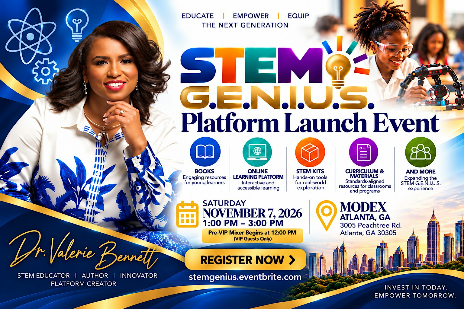 STEM G.E.N.I.U.S. Platform Launch Event