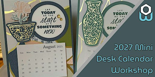 2027 Mini Desk Calendar Workshop