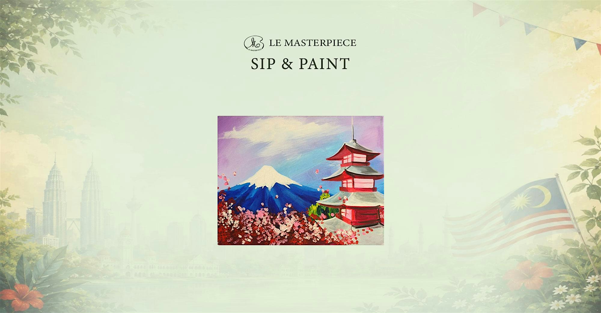 Sip and Paint: Beautiful of Japan