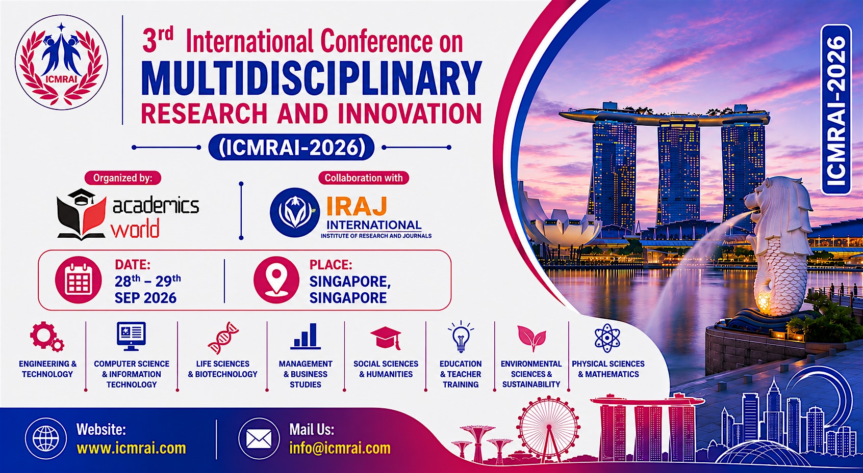 3rd International Conference on Multidisciplinary Research And Innovation