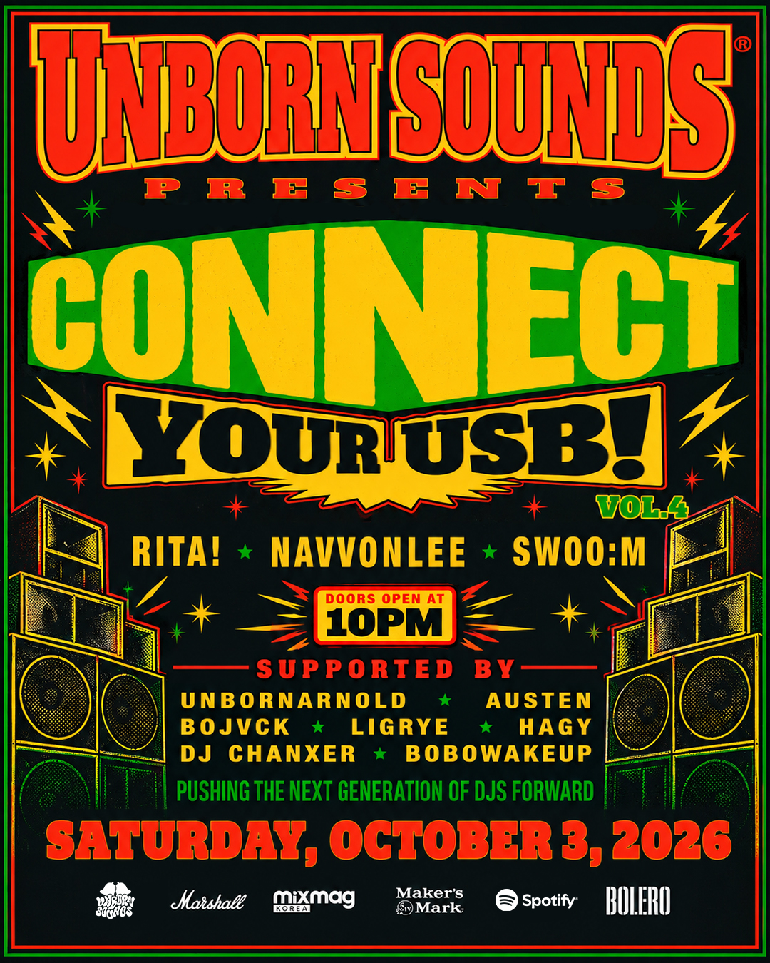 Bolero: UNBORN SOUNDS PRESENTS CONNECT YOUR USB VOL. 4