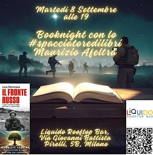 Booknight con lo spacciatoredilibri Maurizio Afeltra