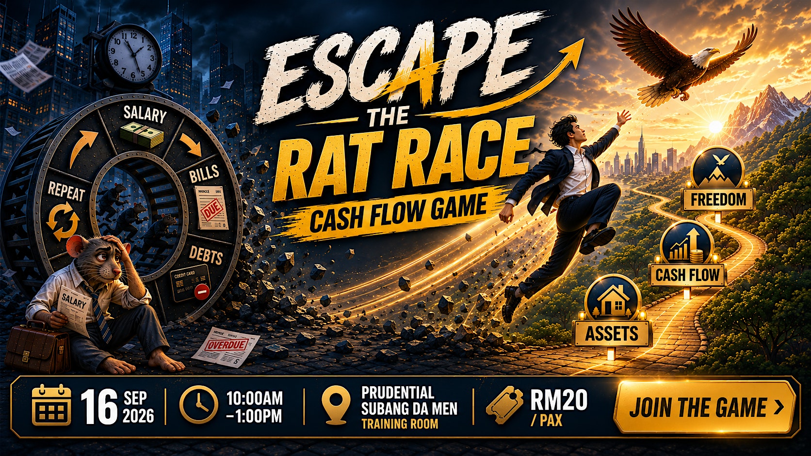 Escape the Rat Race: Cash Flow Game